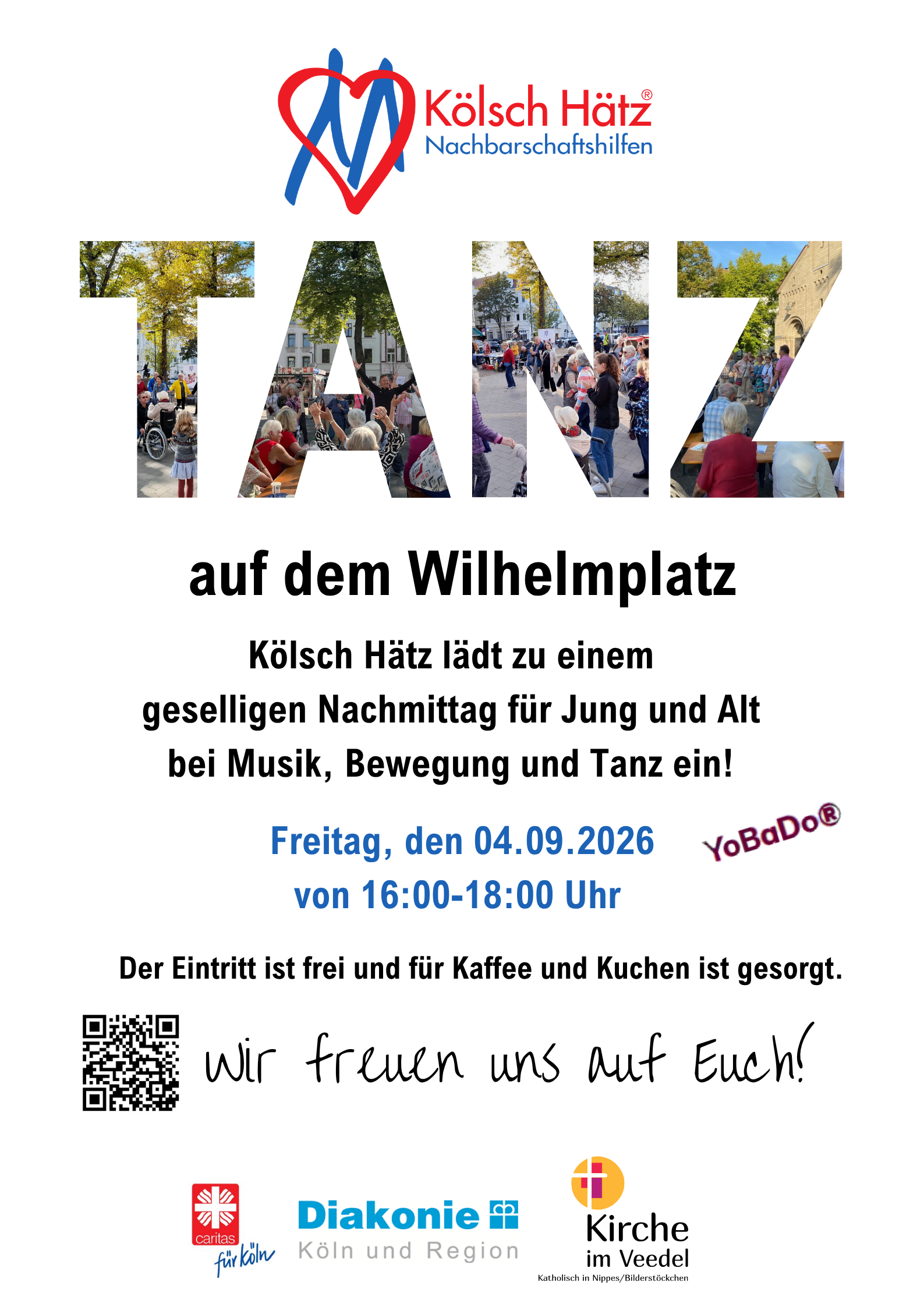 Plakat Tanz auf dem Wilhelmplatz