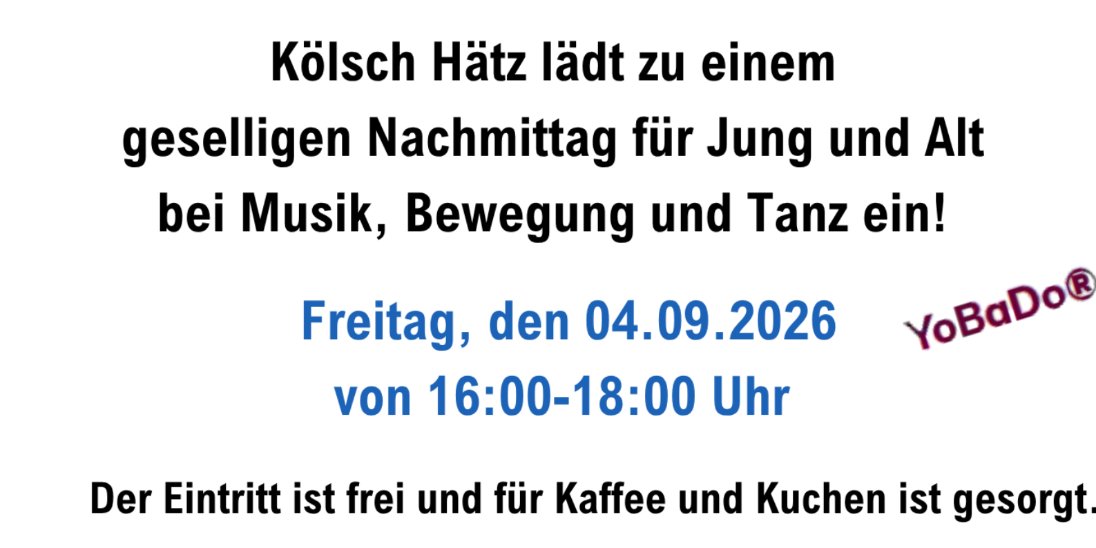 Plakat Tanz auf dem Wilhelmplatz