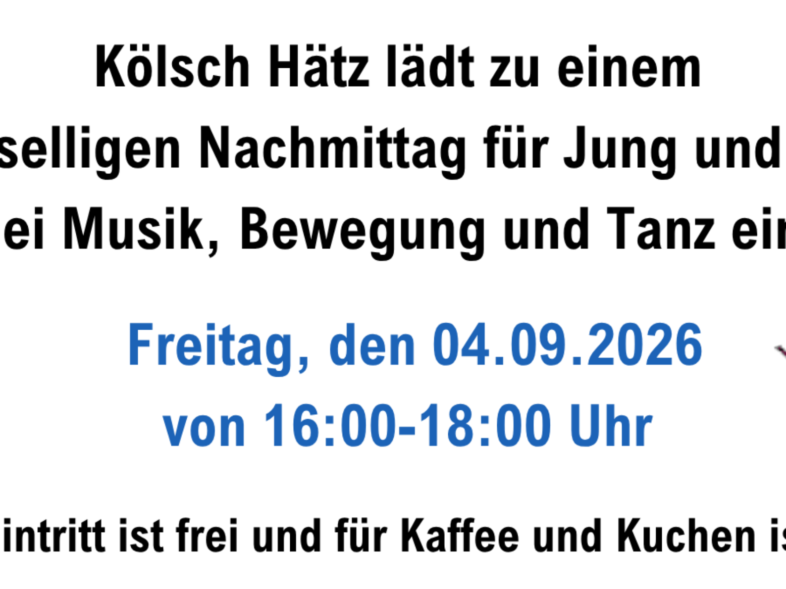 Plakat Tanz auf dem Wilhelmplatz