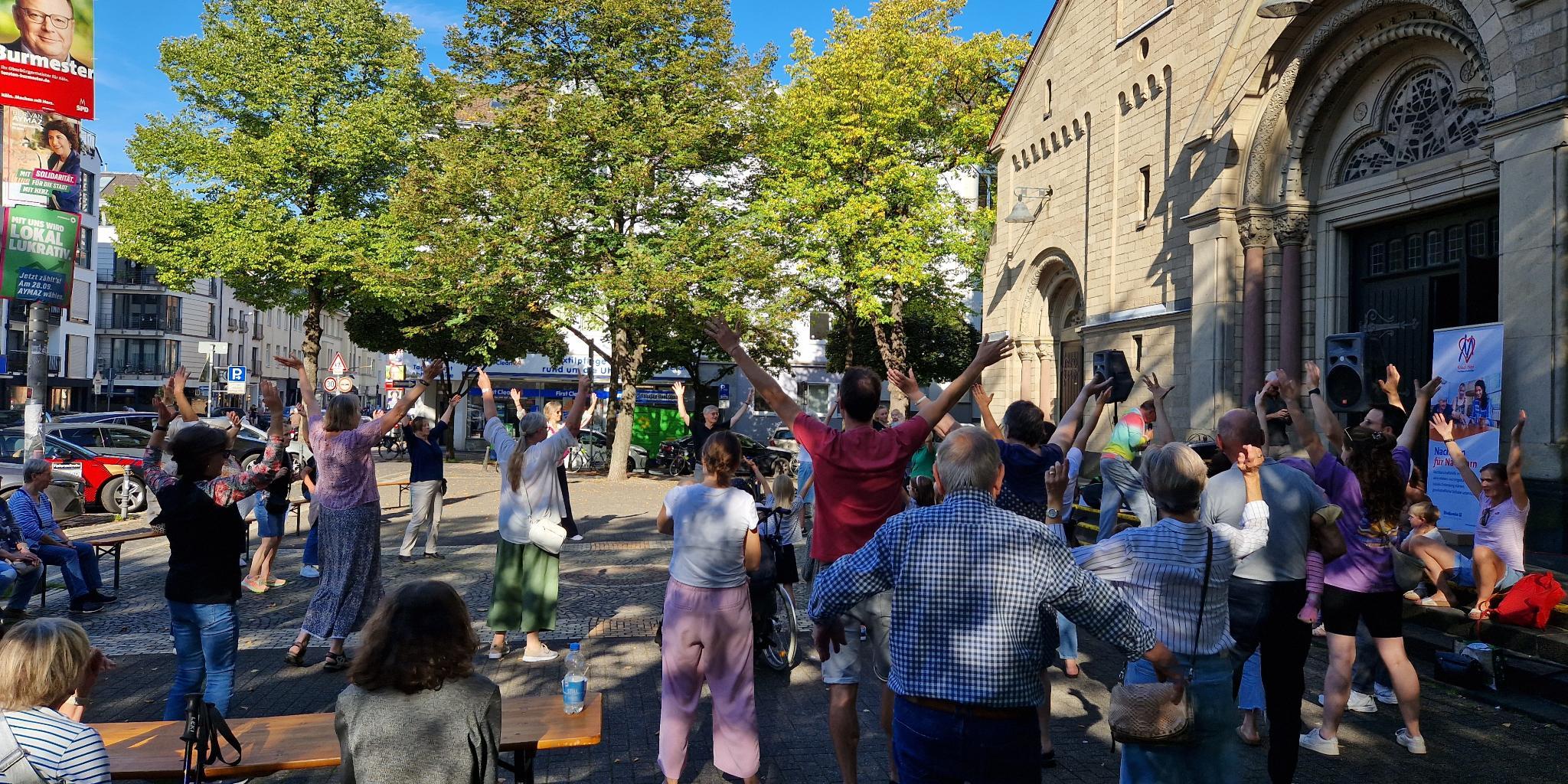 Tanz auf dem Nikolausplatz
