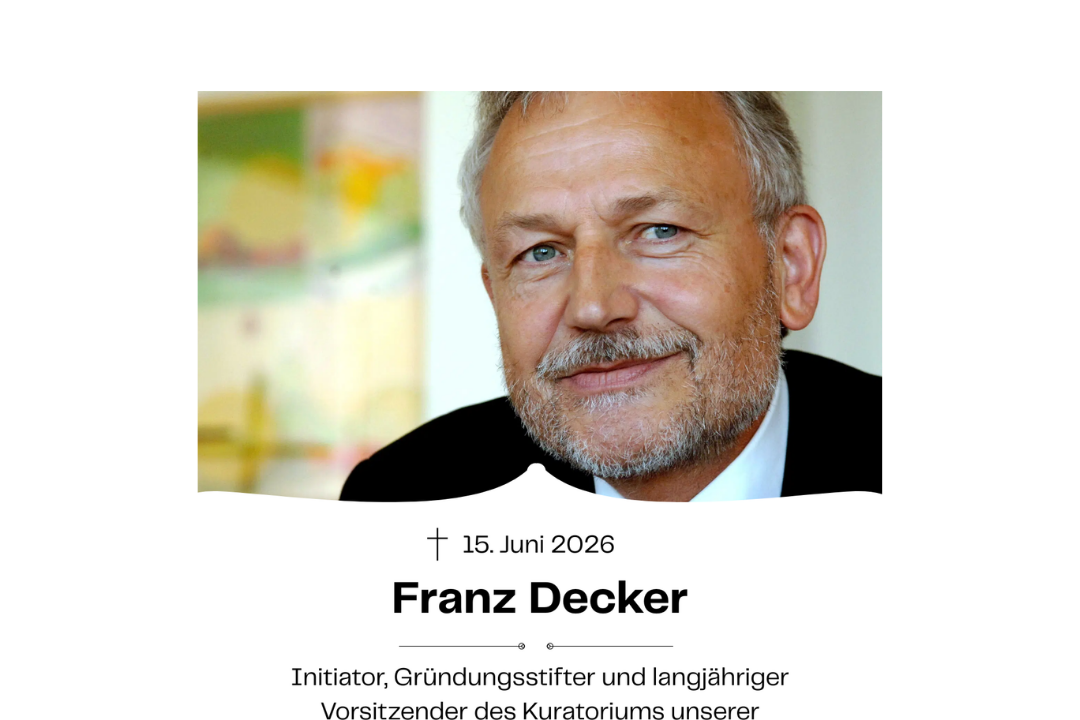 Franz Decker - Nachruf